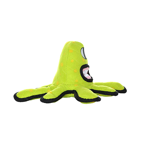 Tuffy Alien - Green, Durable, Tough, Squeaky Dog Toy