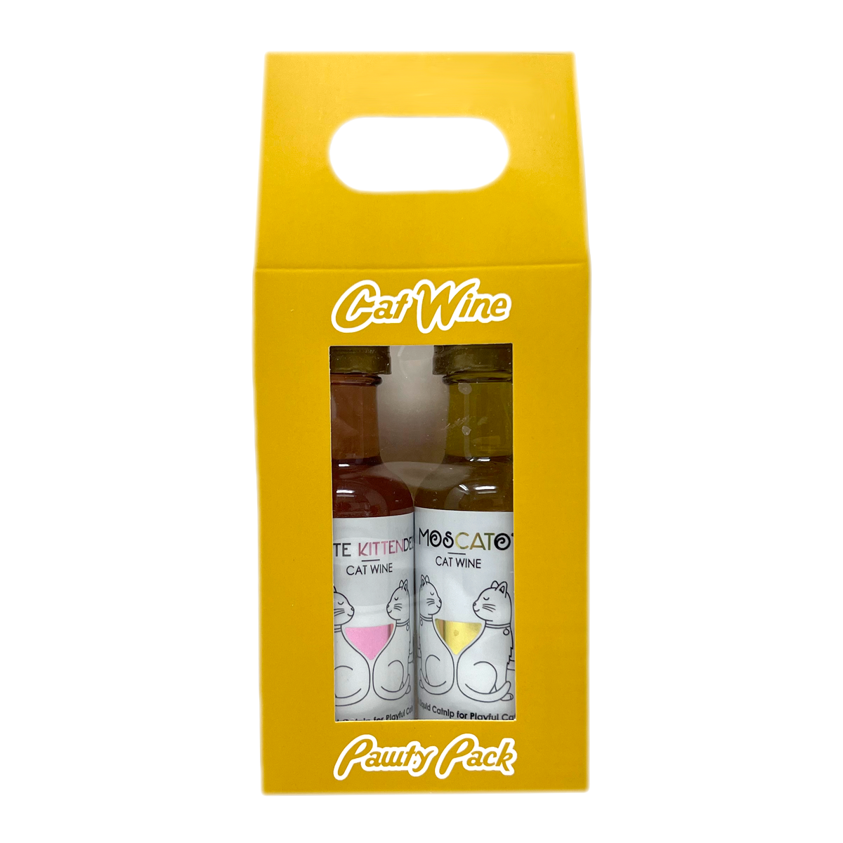 Cat Wine Pawty Pack Twin Pack Gabled Gift Pack Case Discount