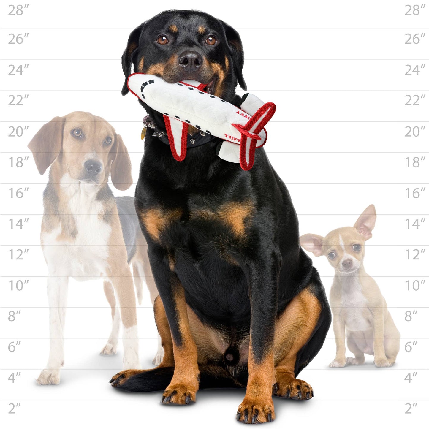 Tuffy Transportation Airplane, Tough, Durable Dog Toy