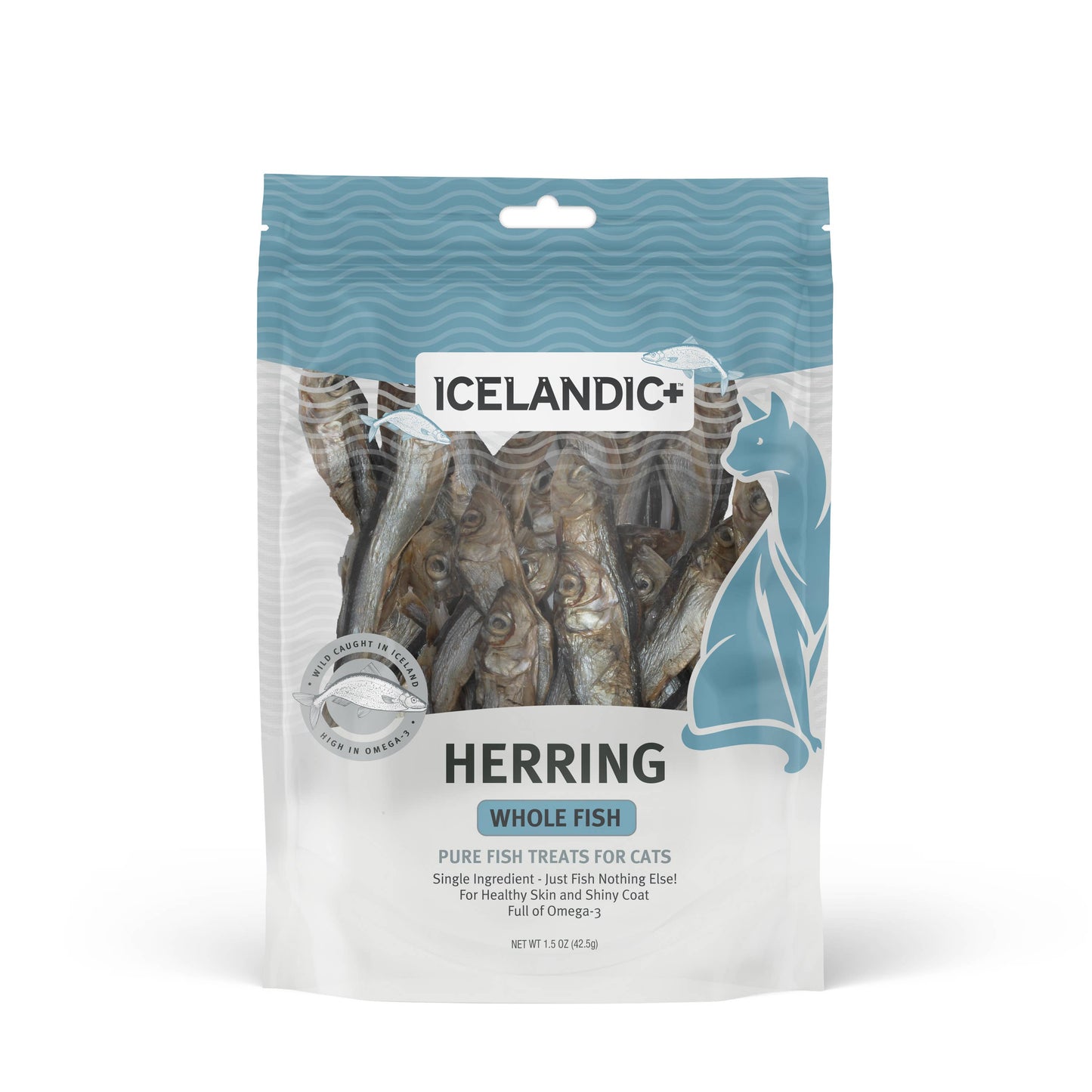 Icelandic+ Herring Whole Fish Cat Treats 1.5-oz Bag