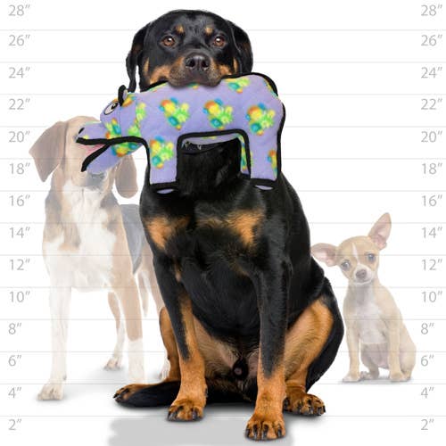 Tuffy Zoo Hippo, Durable, Tough, Squeaky Dog Toy