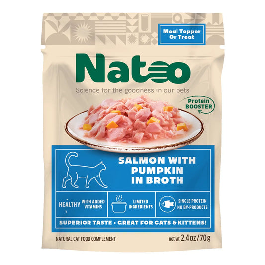 Natoo Topper for Cats - Salmon with Pumpkin