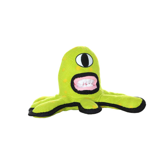 Tuffy Alien - Green, Durable, Tough, Squeaky Dog Toy