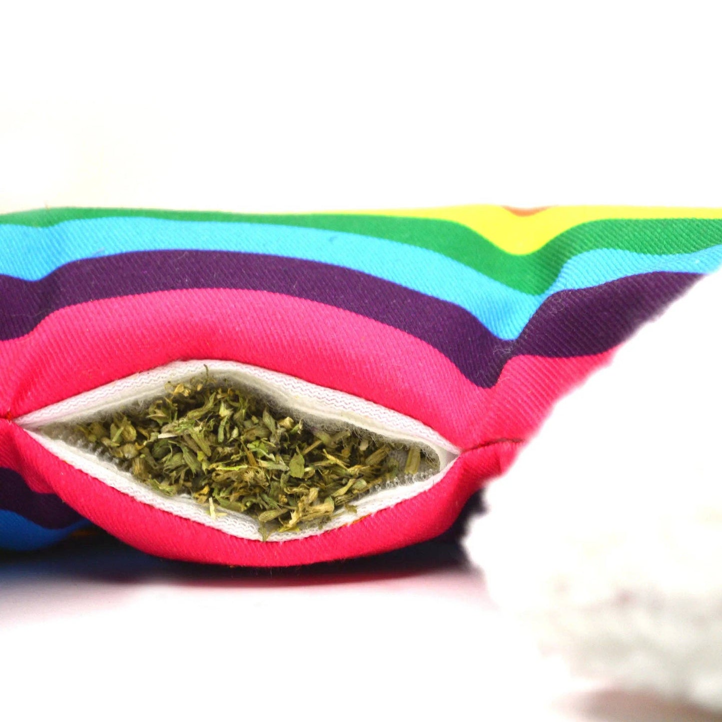Meowijuana® Get Kickin' Rainbow Refillable Kicker Cat Toy