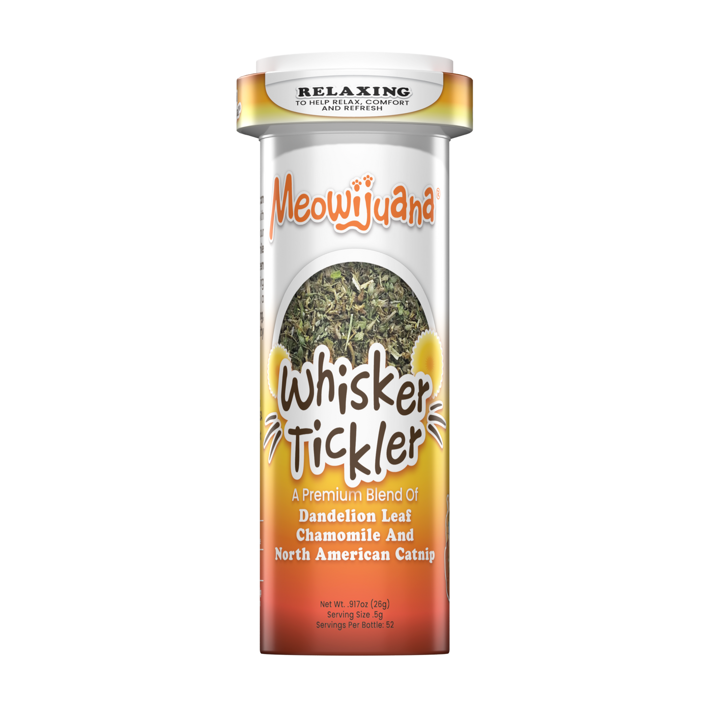 Whisker Tickler - Chamomile, Dandelion, and Catnip blend