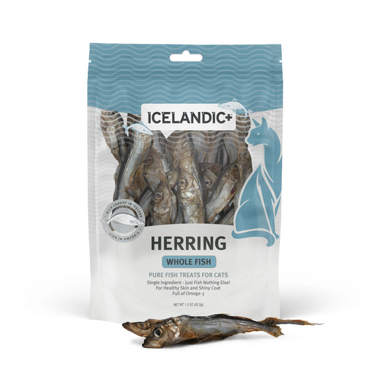 Icelandic+ Herring Whole Fish Cat Treats 1.5-oz Bag