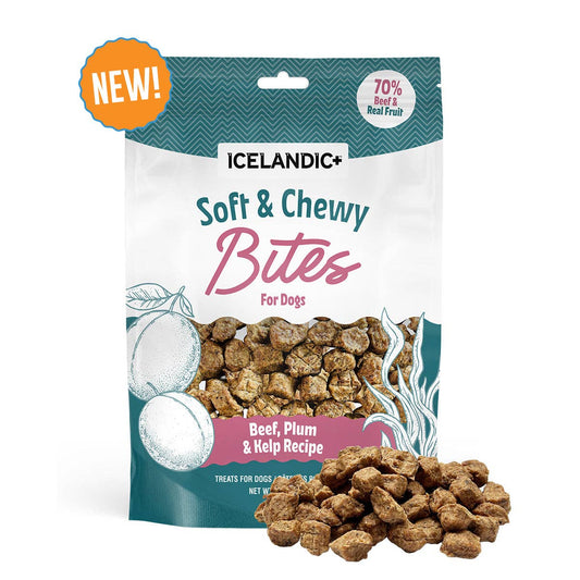 Beef, Plum & Kelp Recipe Soft & Chewy Bites for Dogs
