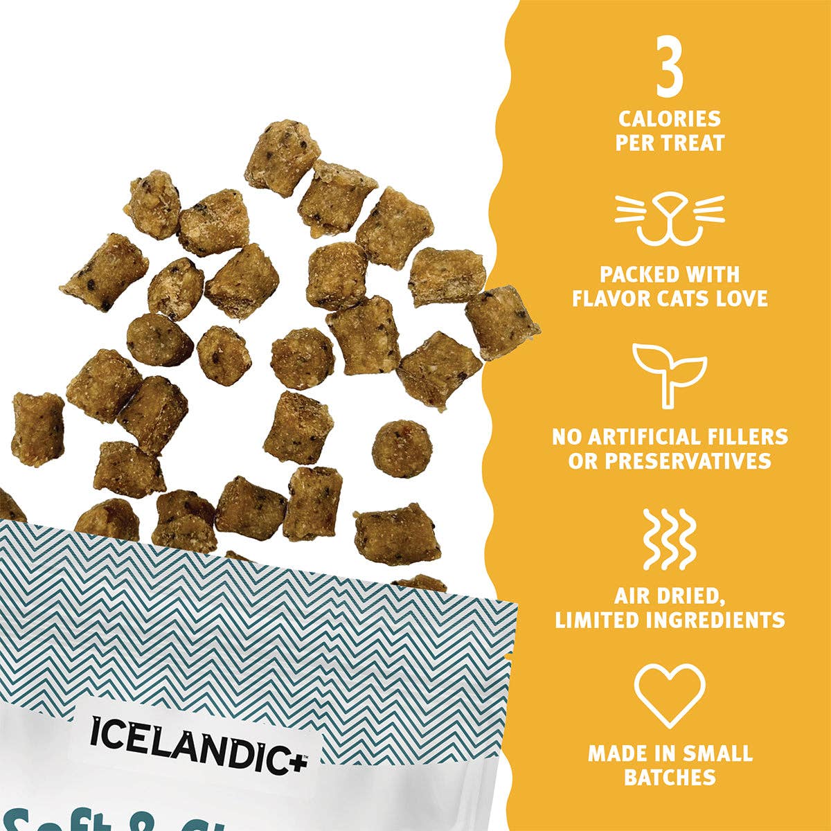 Chicken, Blackberry & Kelp Recipe Soft & Chewy Bites for Cats