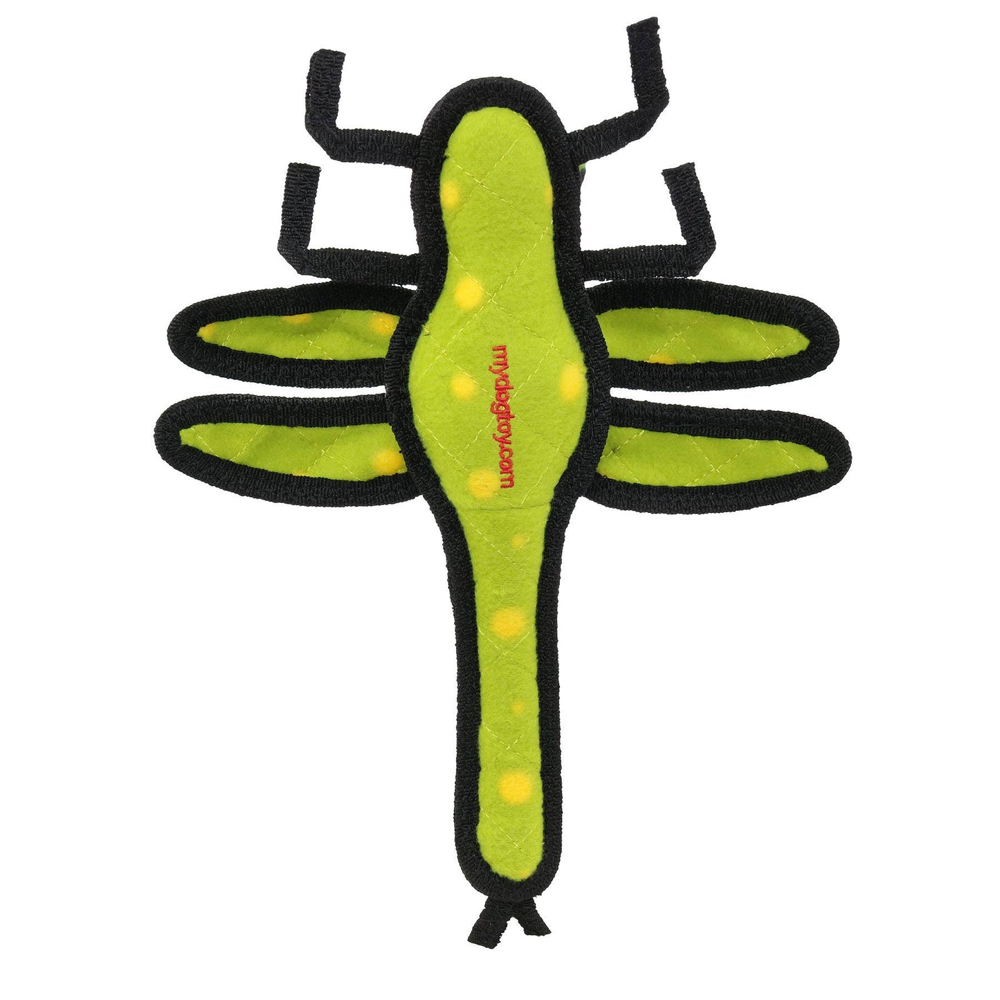 Tuffy Bug Dragonfly Green, Durable, Tough, Squeaky Dog Toy