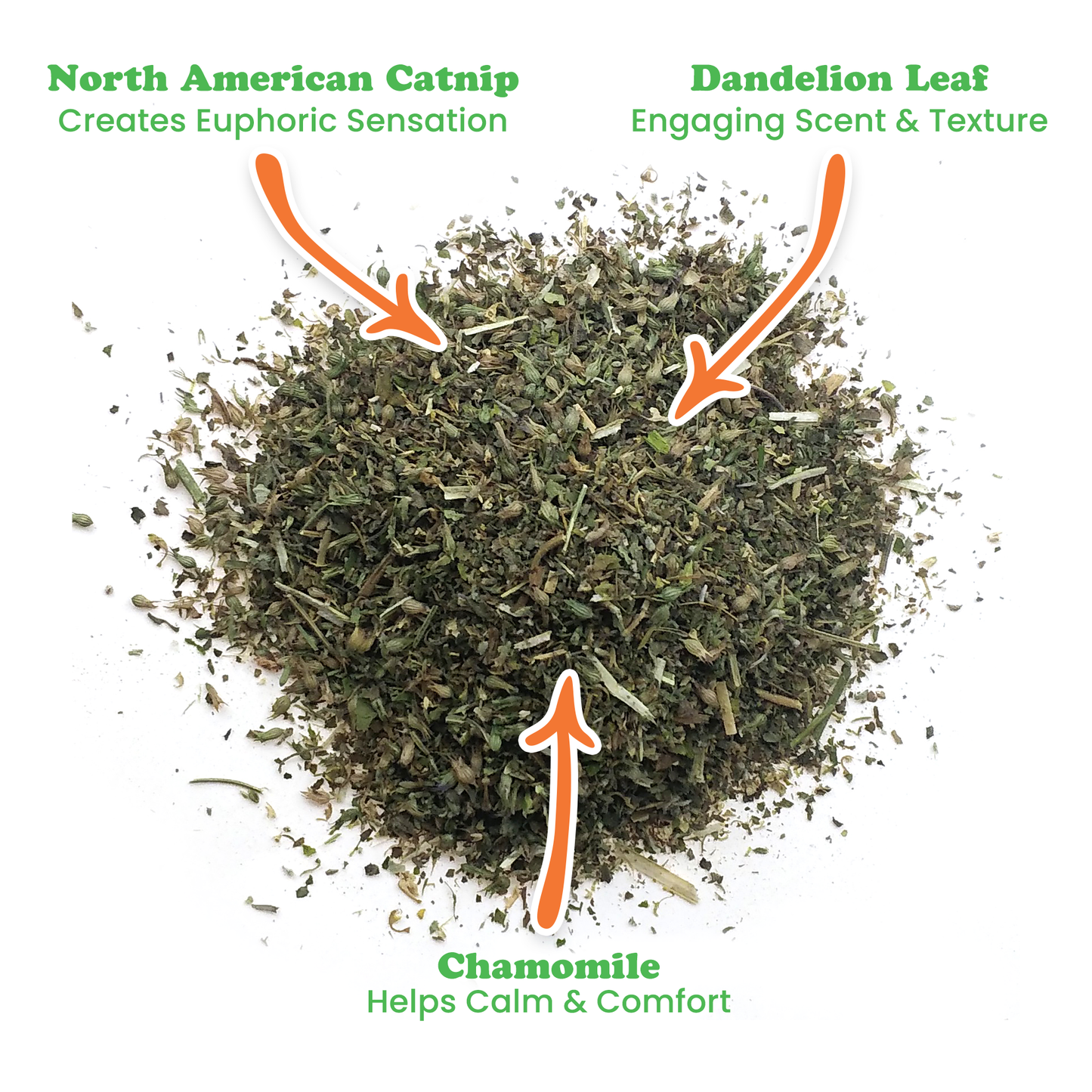 Whisker Tickler - Chamomile, Dandelion, and Catnip blend