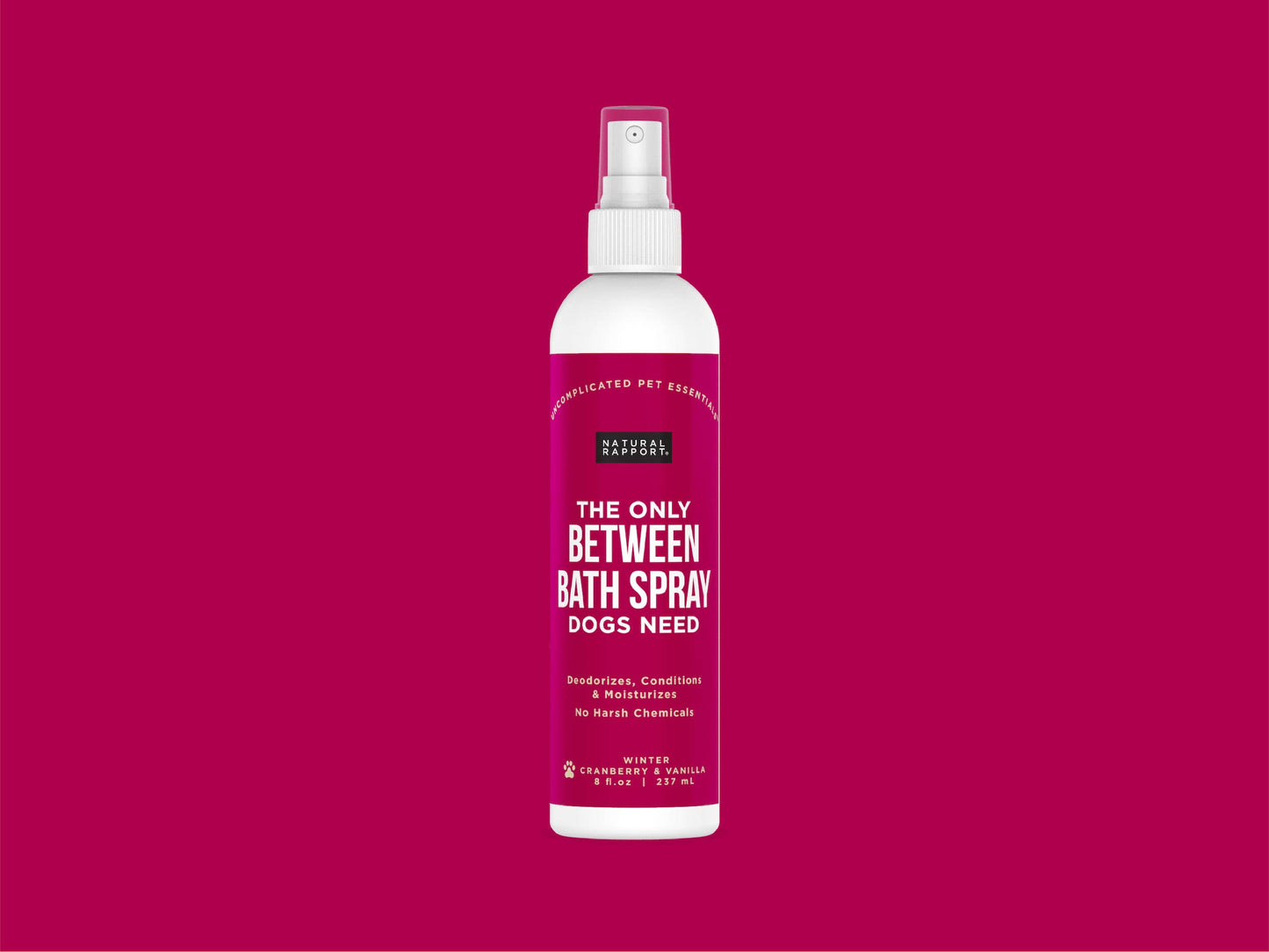 The Only Between Bath Spray Dogs Need - Cranberry & Vanilla