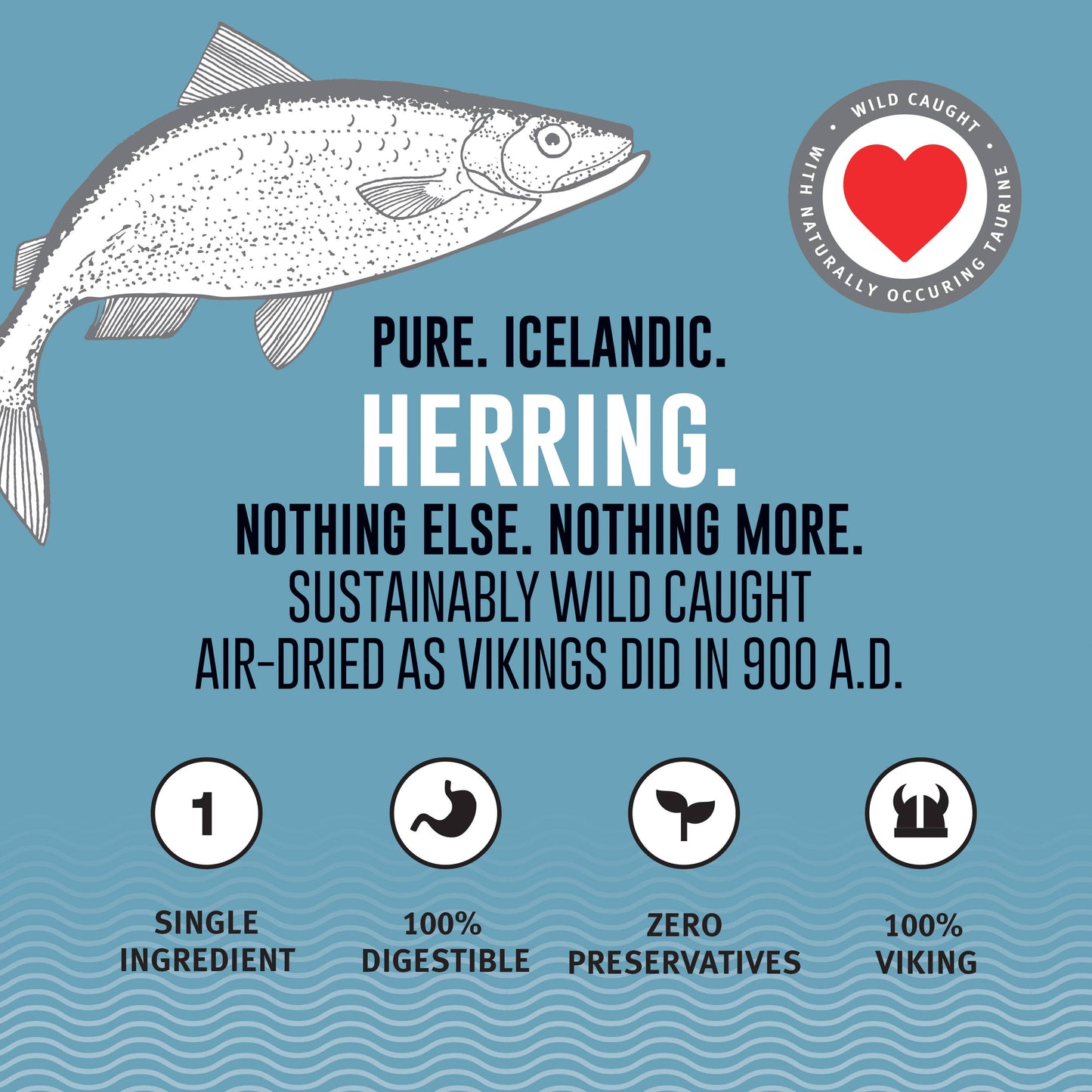 Icelandic+ Herring Whole Fish Cat Treats 1.5-oz Bag