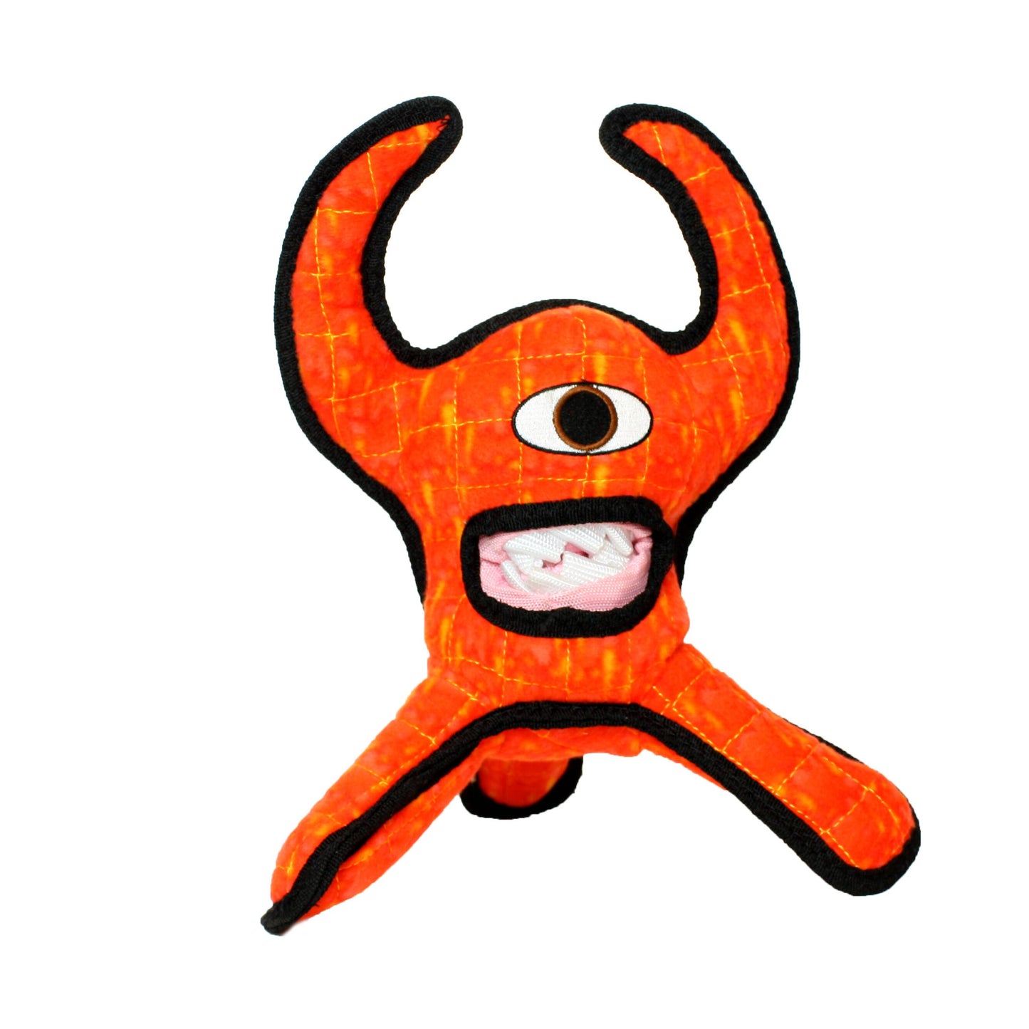 Tuffy Alien - Red, Durable, Tough, Squeaky Dog Toy